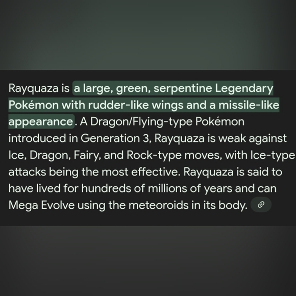 Rayquaza Dragon Like Flying Pokemon - Picture 5 of 6